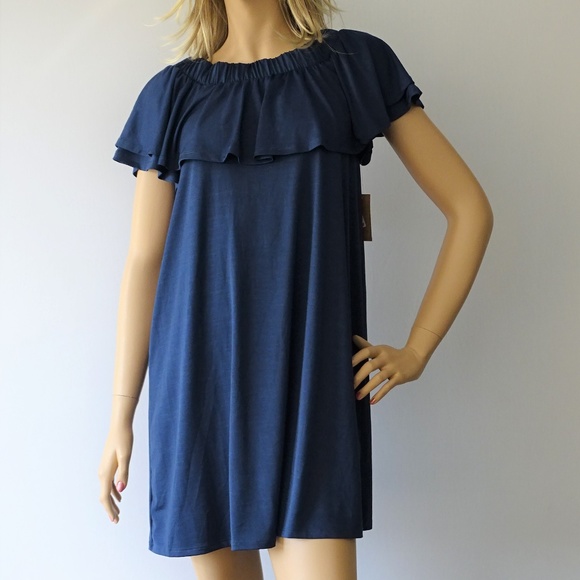 RACHEL Rachel Roy Dresses & Skirts - Rachel Roy Ruffle Of Shoulder Dress NWT